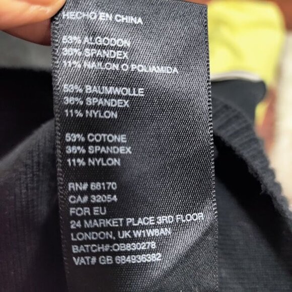 Urban Outfitters Black Cropped Cotton Blend Cardigan L - Picture 11 of 11